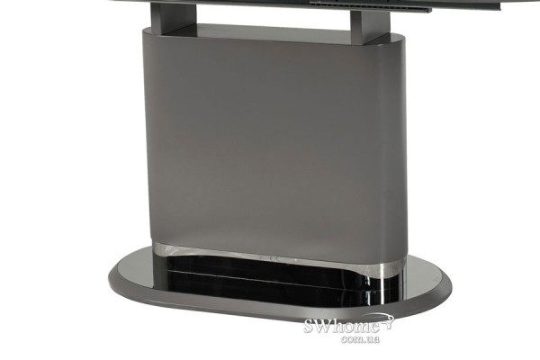 Розкладний обідній стіл Vetro Mebel TMM-56 Матовий Сірий-11