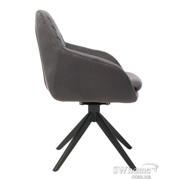 Поворотне крісло Vetro Mebel R-85 Графіт-2