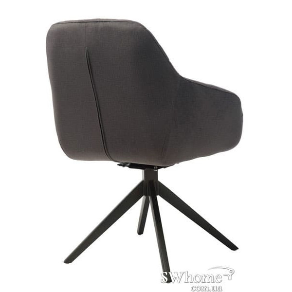 Поворотне крісло Vetro Mebel R-85 Графіт-8