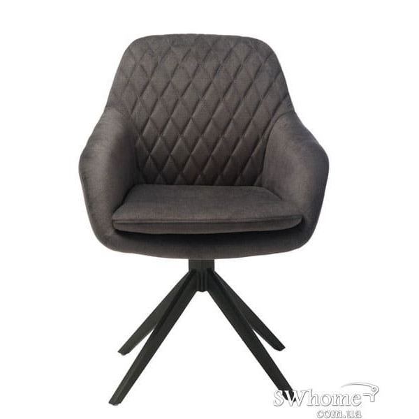 Поворотне крісло Vetro Mebel R-85 Графіт-1