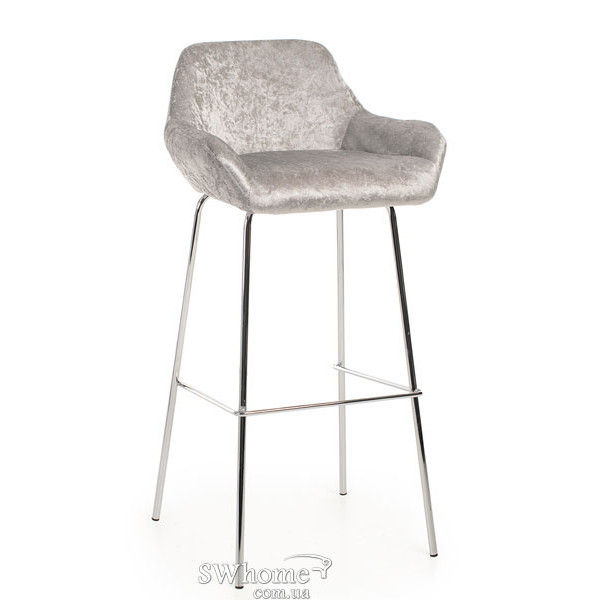 Барный стул Vetro Mebel B-12 Серебрянный-0
