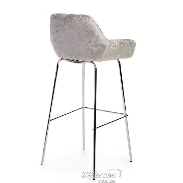 Барный стул Vetro Mebel B-12 Серебрянный-2
