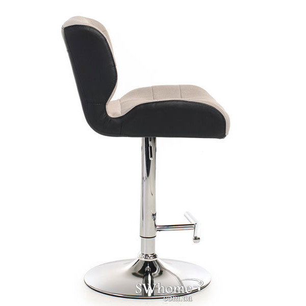 Барний стілець Vetro Mebel B-75 Сіро-Чорний-2