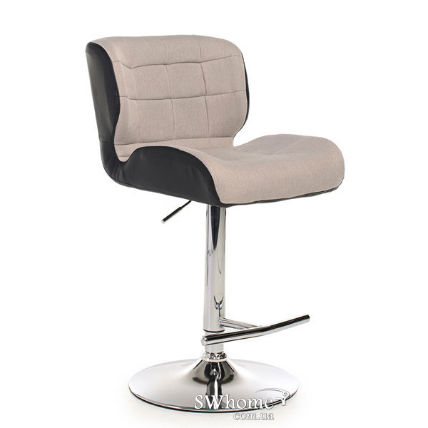 Барний стілець Vetro Mebel B-75 Сіро-Чорний-1