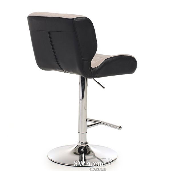 Барний стілець Vetro Mebel B-75 Сіро-Чорний-3