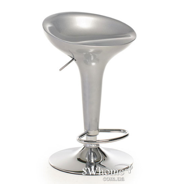Барний стілець Vetro Mebel B-01 Срібний-1
