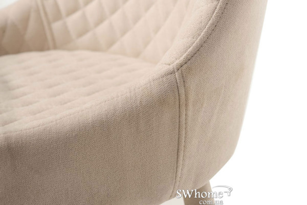 Стілець Vetro Mebel M-20 Молочний шеніл-5