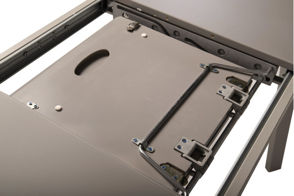 Стіл розкладний обідній Vetro Mebel TM-170 Матовий сірий-8