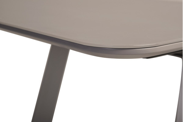 Стіл розкладний обідній Vetro Mebel TM-170 Матовий сірий-10