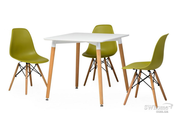 Стол обеденный Vetro Mebel TM-30 Белый-1