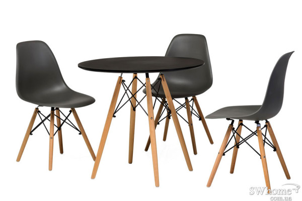 Стол обеденный Vetro Mebel TM-35 Черный-1