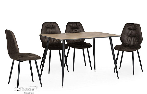 Стол обеденный Vetro Mebel TM-45 Омбре-1