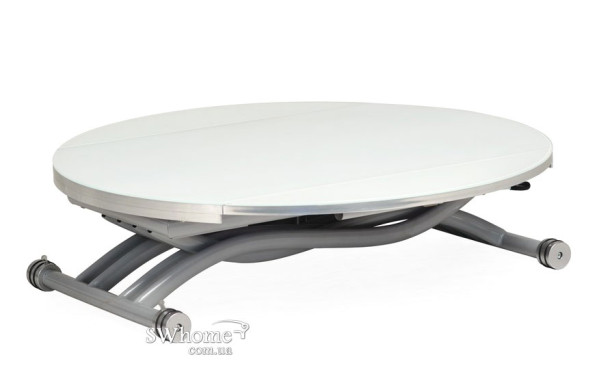 Стол обеденный Vetro Mebel TMT-33 Экстра белый-5