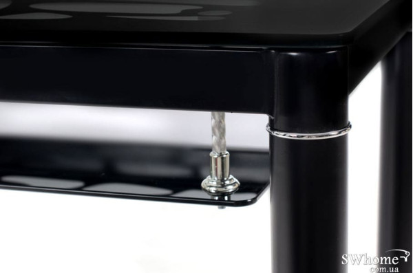 Стіл обідній Vetro Mebel T-300-2 Чорний-3