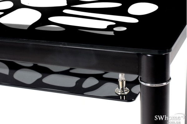 Стіл обідній Vetro Mebel T-300-2 Чорний-4