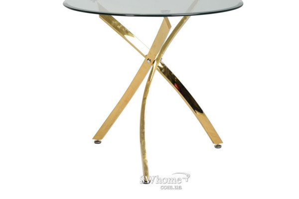 Стол обеденный Vetro Mebel T-317 Золото-3