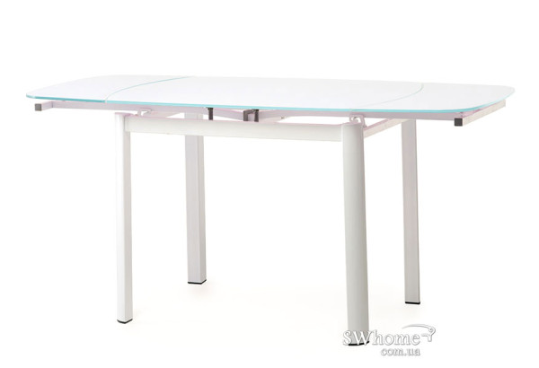 Стіл розкладний обідній Vetro Mebel T-600-2 Білий-1