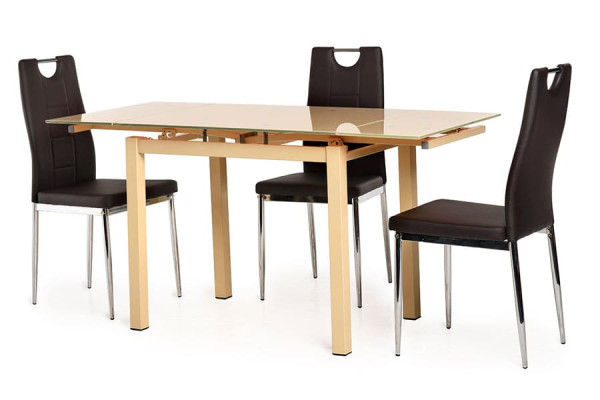 Стіл розкладний обідній Vetro Mebel T-231-8 Бежевий-0