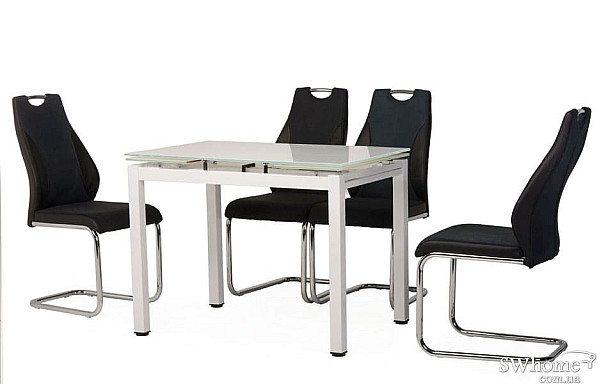 Стол раскладной обеденный Vetro Mebel T-231 Белый-6