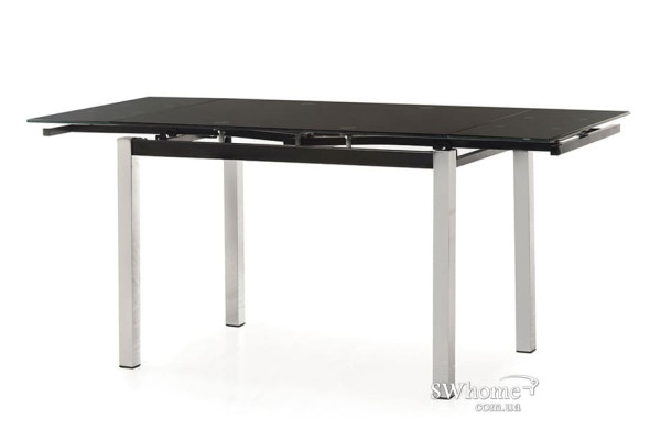 Стіл розкладний обідній Vetro Mebel T-231 Чорний-1