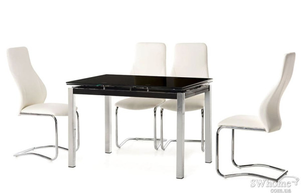 Стіл розкладний обідній Vetro Mebel T-231 Чорний-2