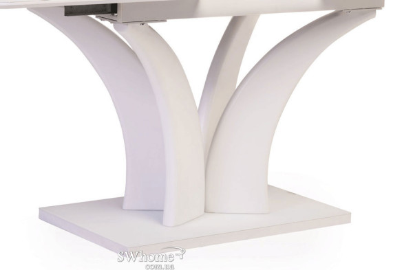 Стол раскладной обеденный Vetro Mebel TML-515 Матовый Белый-13