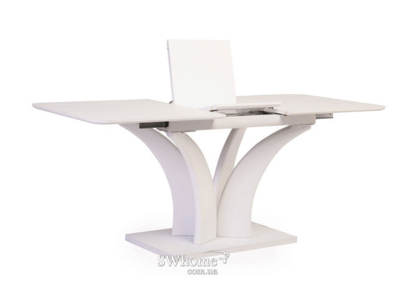Стол раскладной обеденный Vetro Mebel TML-515 Матовый Белый-8
