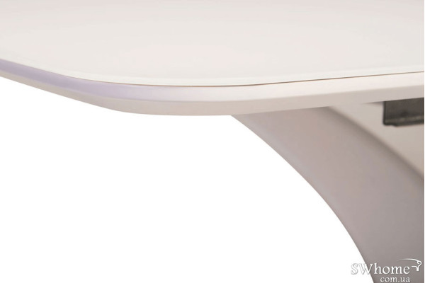 Стол раскладной обеденный Vetro Mebel TML-515 Матовый Белый-12