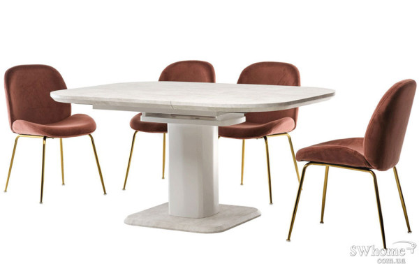 Стол раскладной обеденный Vetro Mebel TML-570 Айвори-2