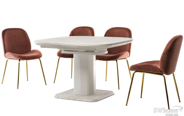 Стол раскладной обеденный Vetro Mebel TML-570 Айвори-3