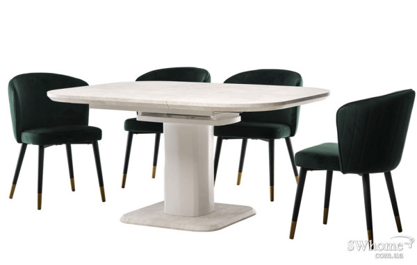 Стол раскладной обеденный Vetro Mebel TML-570 Айвори-1