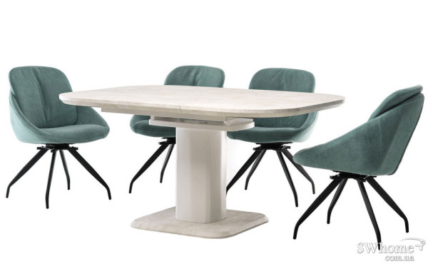 Стол раскладной обеденный Vetro Mebel TML-570 Айвори-5