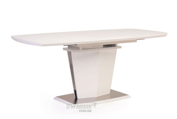 Стіл розкладний обідній Vetro Mebel TML-700 Матовий Білий-6