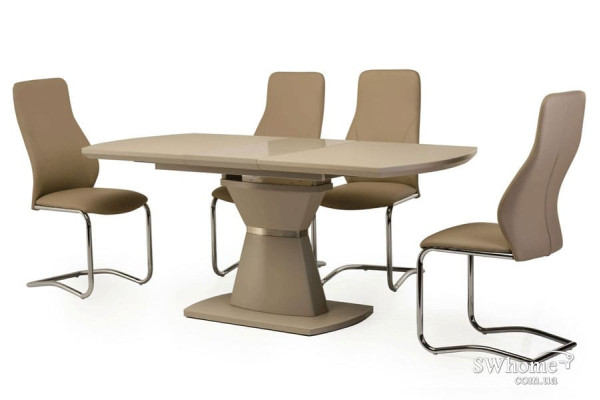 Стол раскладной обеденный Vetro Mebel TML-750-1 Матовый Капучино-0