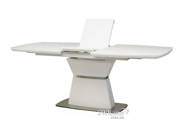 Стіл розкладний обідній Vetro Mebel TML-750 Матовий Білий-5