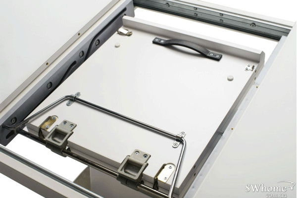 Стіл розкладний обідній Vetro Mebel TML-750 Матовий Білий-10