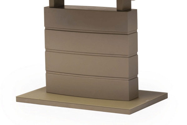 Раскладной обеденный стол Vetro Mebel TMM-50-1 Матовый Мокко-6