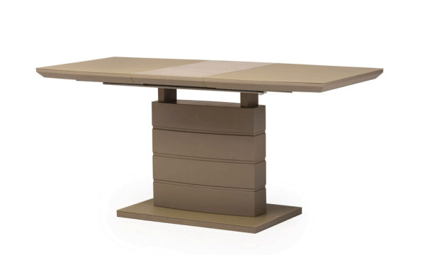 Раскладной обеденный стол Vetro Mebel TMM-50-1 Матовый Мокко-3