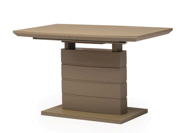 Раскладной обеденный стол Vetro Mebel TMM-50-1 Матовый Мокко-1