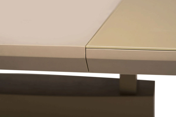 Раскладной обеденный стол Vetro Mebel TMM-50-1 Матовый Мокко-5