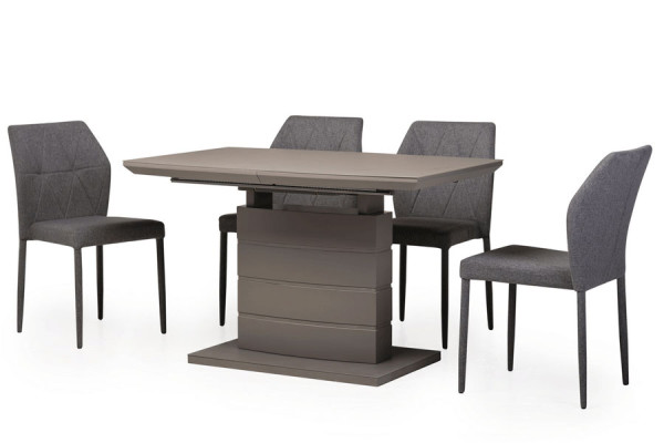 Стол раскладной обеденный Vetro Mebel TMM-50-1 Матовый Серый-10