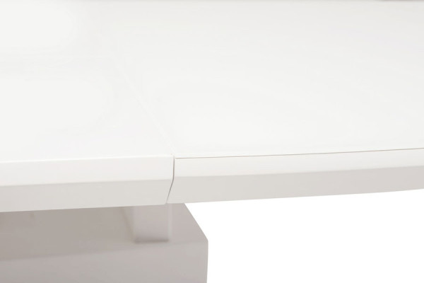 Стіл розкладний обідній Vetro Mebel TMM-50-2 Матовий Білий-3