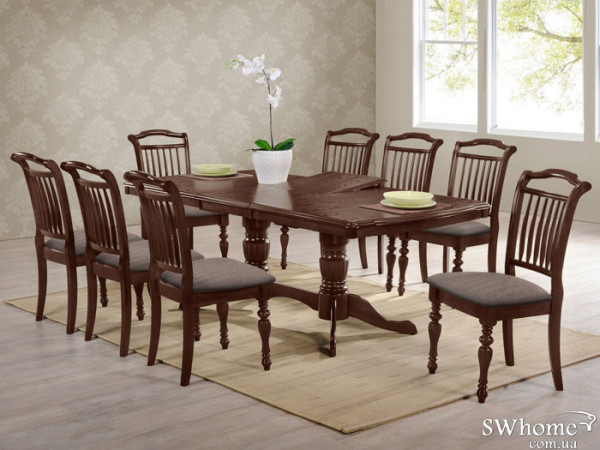 Розкладний стіл Domini Палермо Горіх Італійський-0