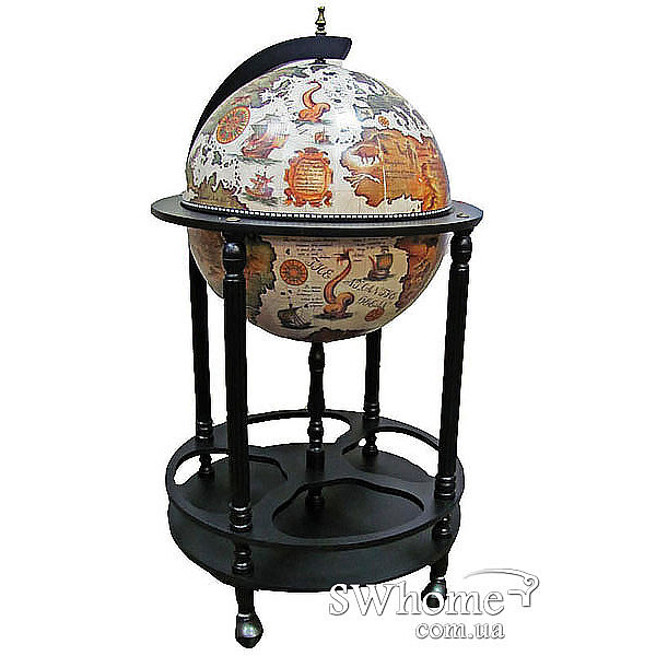 Глобус бар напольный 42003W-В-0