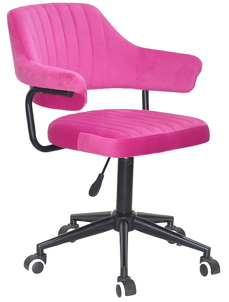 Стілець Onder Mebli Jeff BK-MODERN OFFICE Малина B-1023 Оксамит