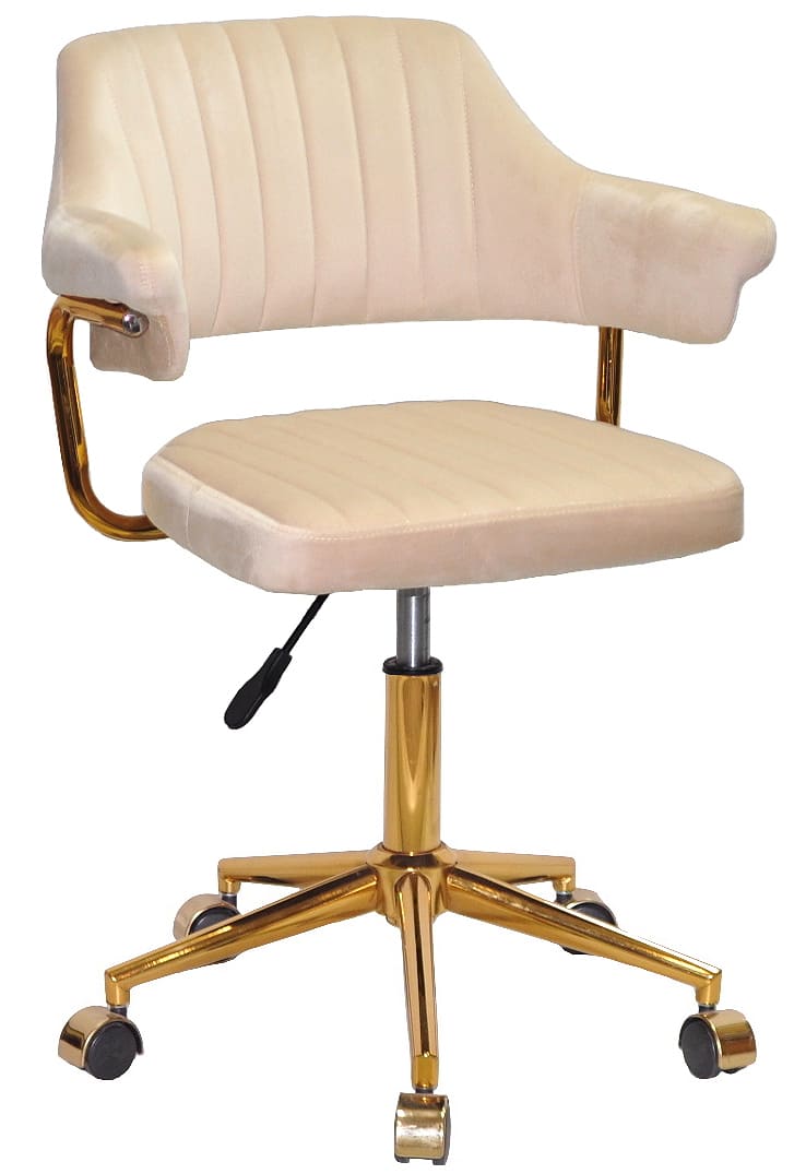 Стілець Onder Mebli Jeff GD-MODERN OFFICE Бежевий B-1032 Оксамит