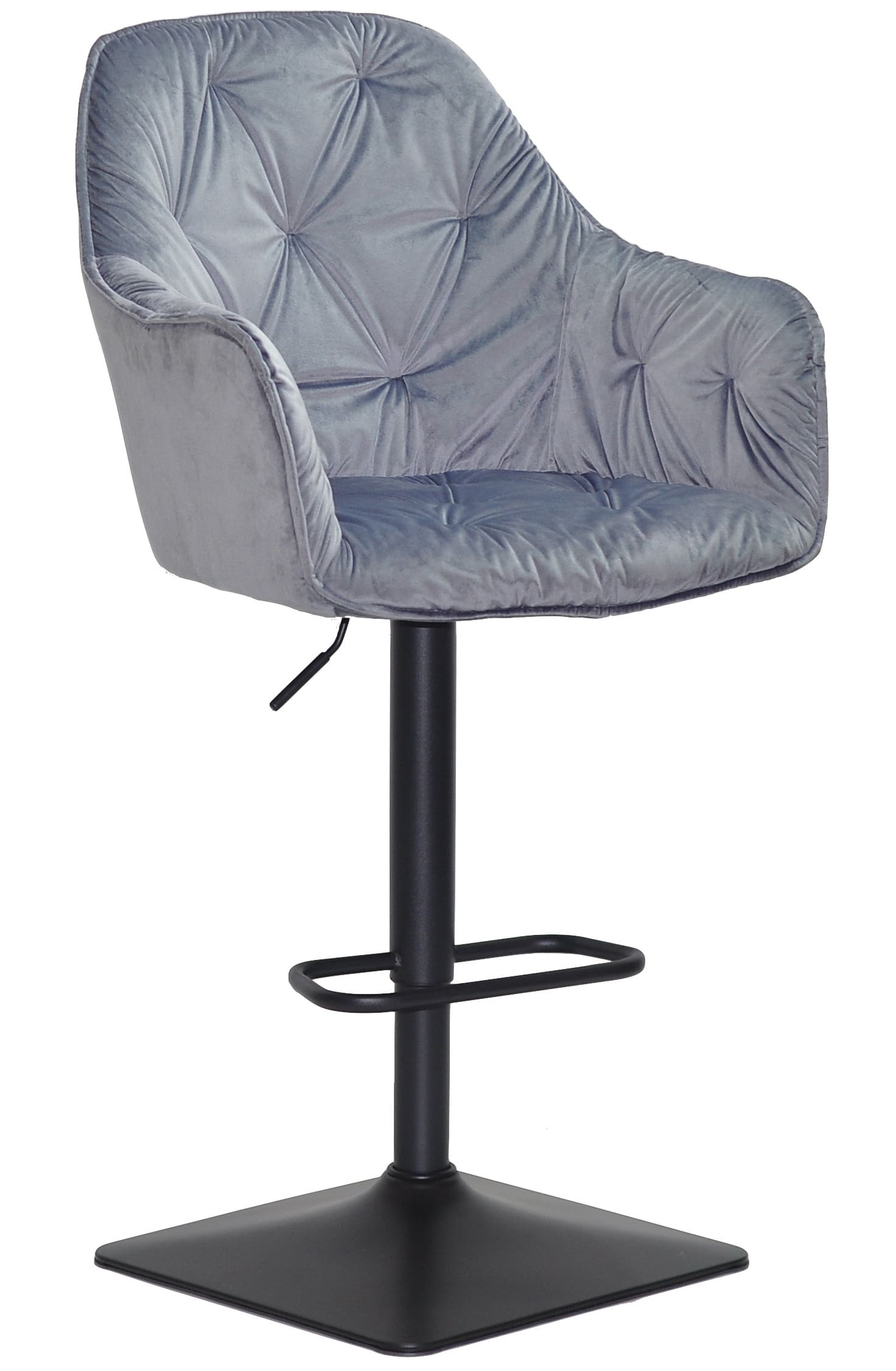 Барний стілець Onder Mebli Mario BAR 4-BK-BASE Сталевий Y-1024 Оксамит