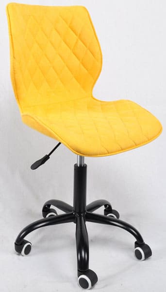 Стілець Onder Mebli Toni BK-Office Жовтий SH-5 Шеніл
