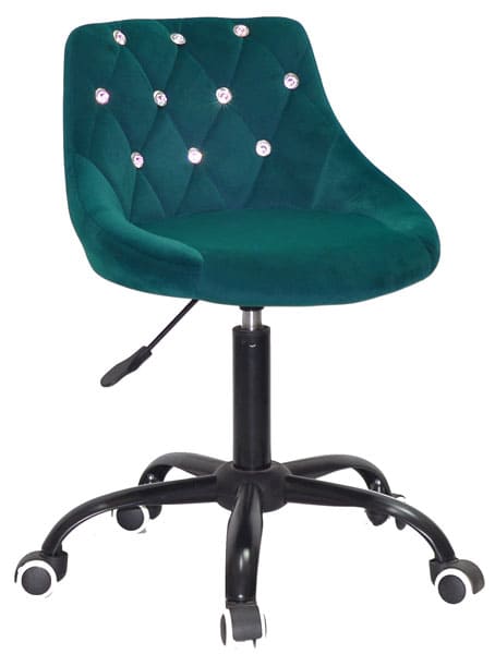 Стілець Onder Mebli FORO+SV BK-OFFICE Зелений B-1003 Оксамит